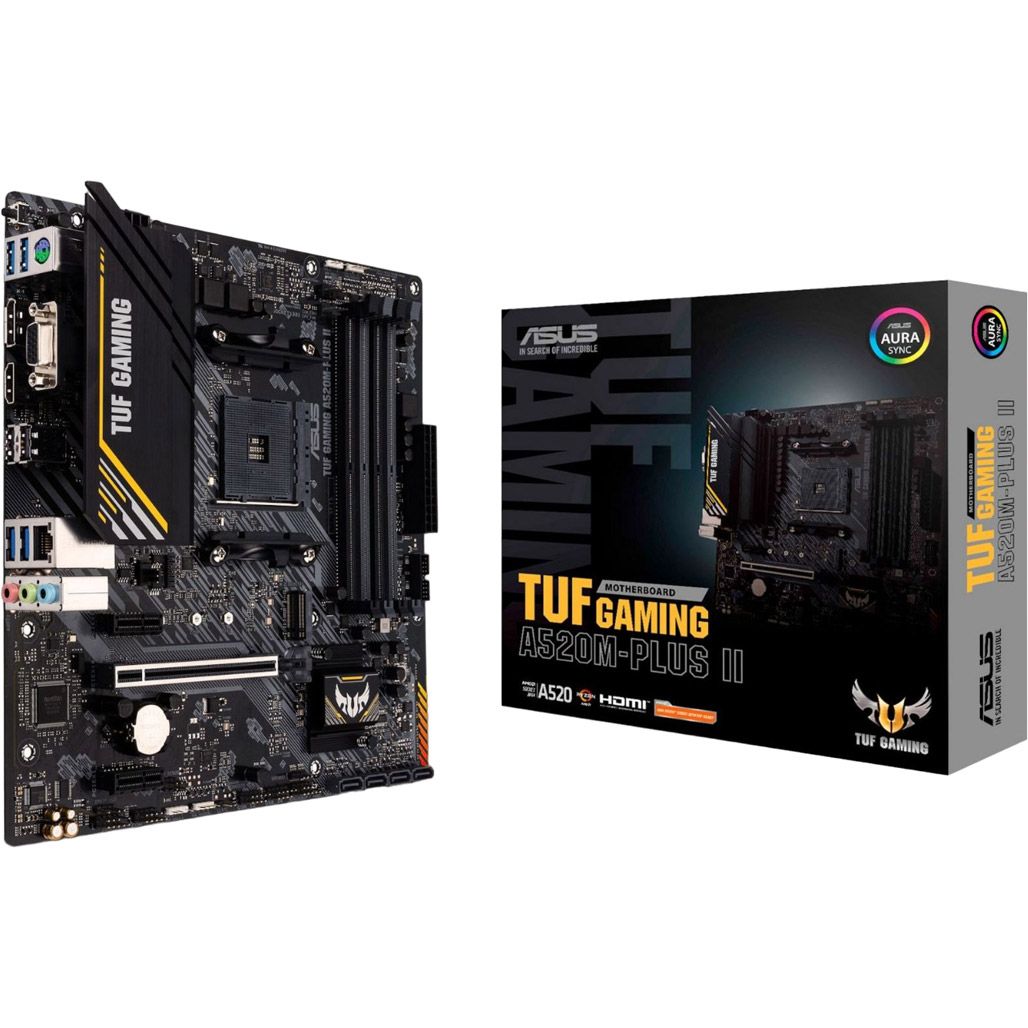 

Материнская плата Asus TUF Gaming A520M-Plus II (90MB17G0-M0EAY0)