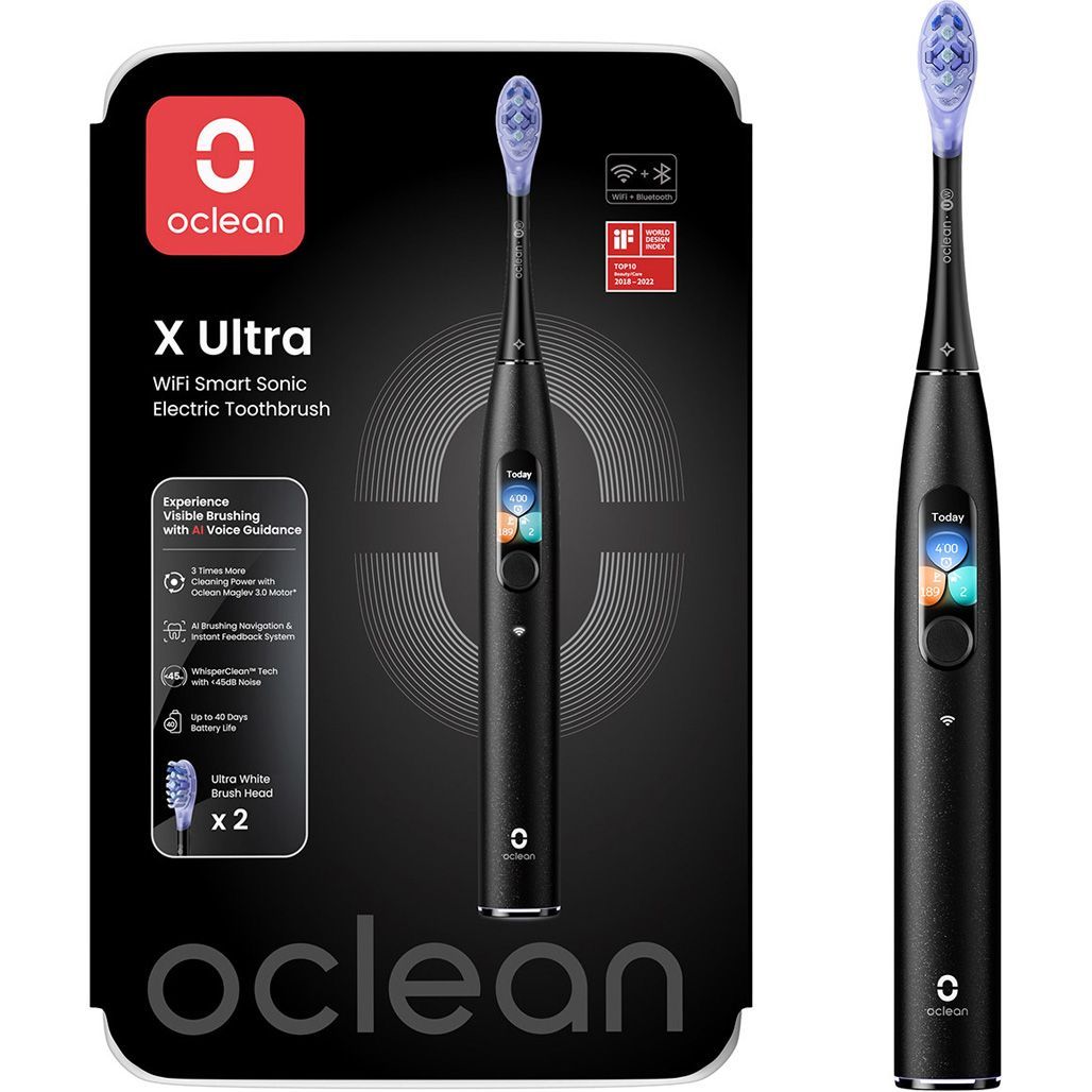 

Електрична зубна щітка Oclean X Ultra Black
