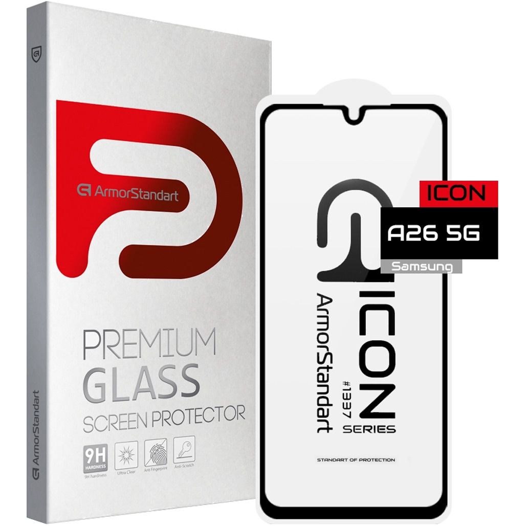 

Защитное стекло ArmorStandart Icon Glass для Samsung A26 Black (ARM82210)