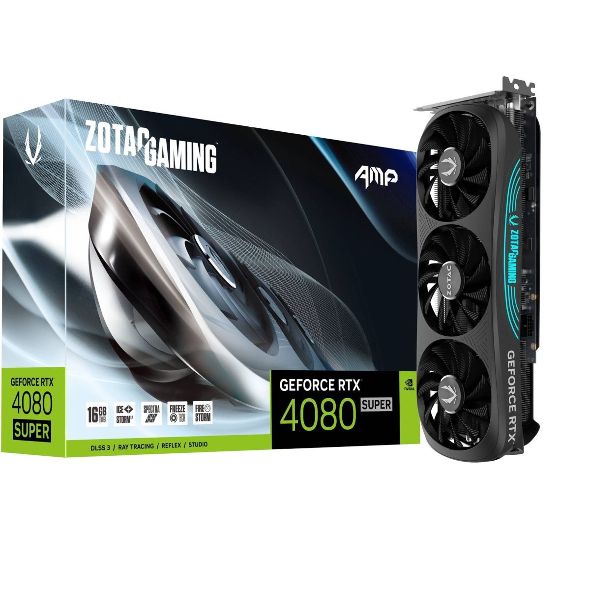 

Відеокарта Zotac Gaming GeForce RTX 4080 SUPER AMP (ZT-D40820F-10P)
