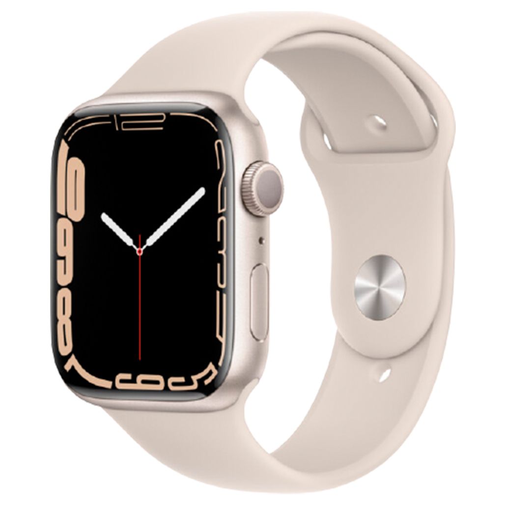 

Смарт-годинник Apple Watch Series 7 GPS 41mm Starlight Aluminum Case with With Starlight Sport Band (MKMY3)