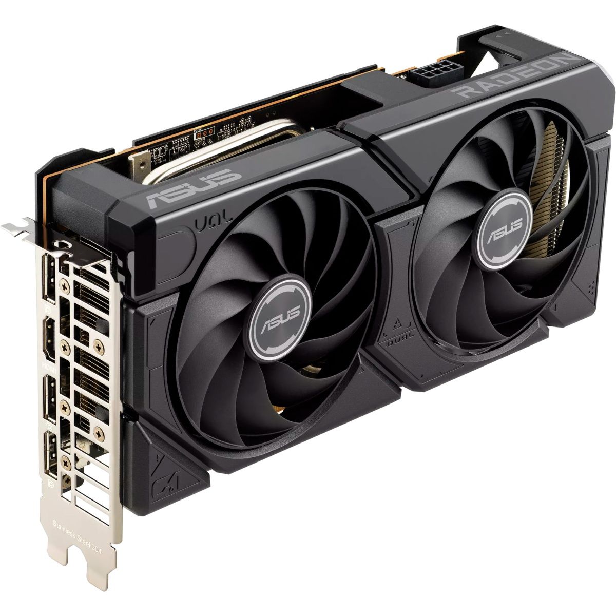Відеокарта Asus Radeon RX 7600 Dual EVO OC 8G (DUAL-RX7600-O8G-EVO) UA 