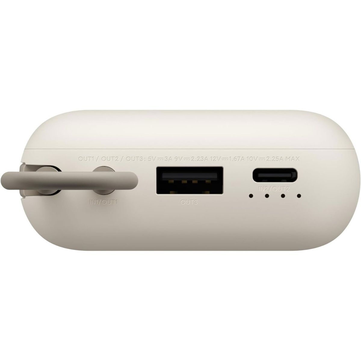 Зовнішній акумулятор Xiaomi Power Bank Integrated Cable 10000mAh 22.5W Beige (BHR9072GL)
