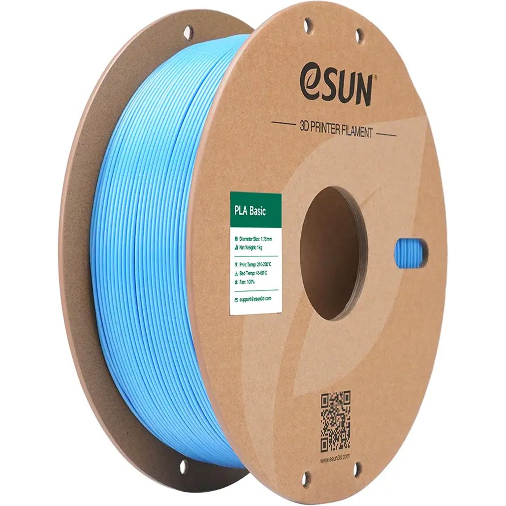 

Филамент для 3D-принтеров eSUN PLA Basic 1kg Light Blue (PLA-BASIC175Q-U1P1)