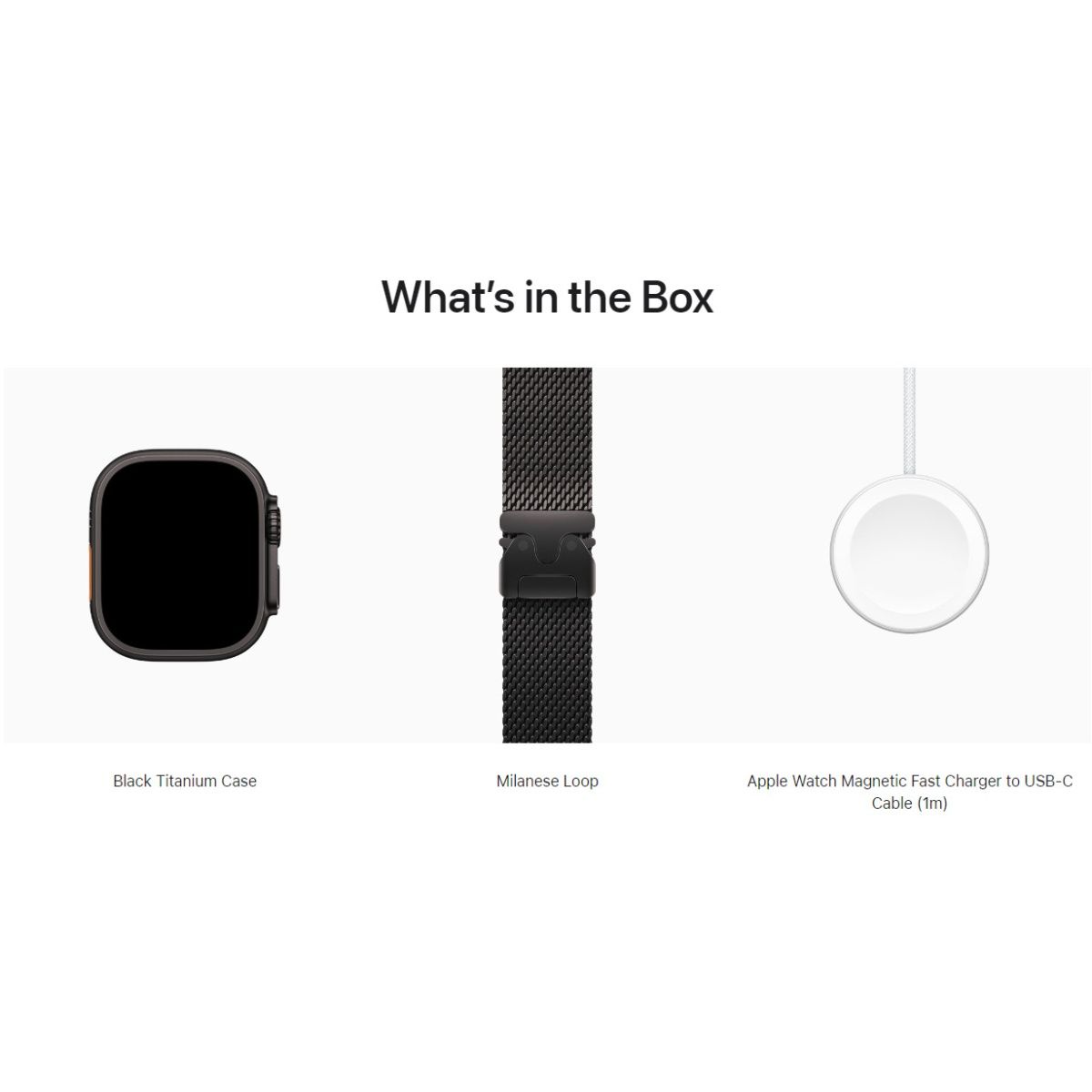 Смарт-годинник Apple Watch Ultra 2 49mm Black Titanium Case with Black Titanium Milanese Loop Large (MYTC3)