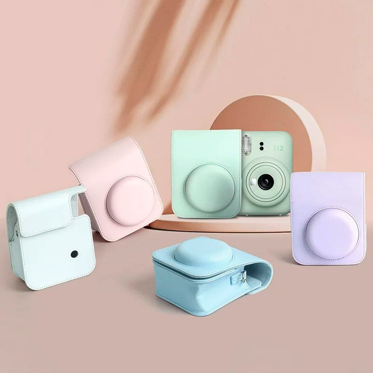 Чехол для фотокамер моментальной печати Fujifilm Instax Mini 12 Pink [87013] 