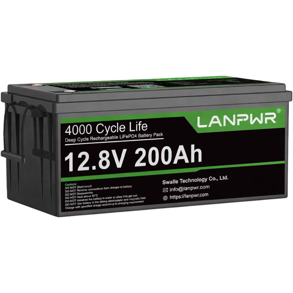 

Акумулятор LANPWR LiFePO4 12V (12.8V/200Ah/2560Wh) (LANPWR-12-200)