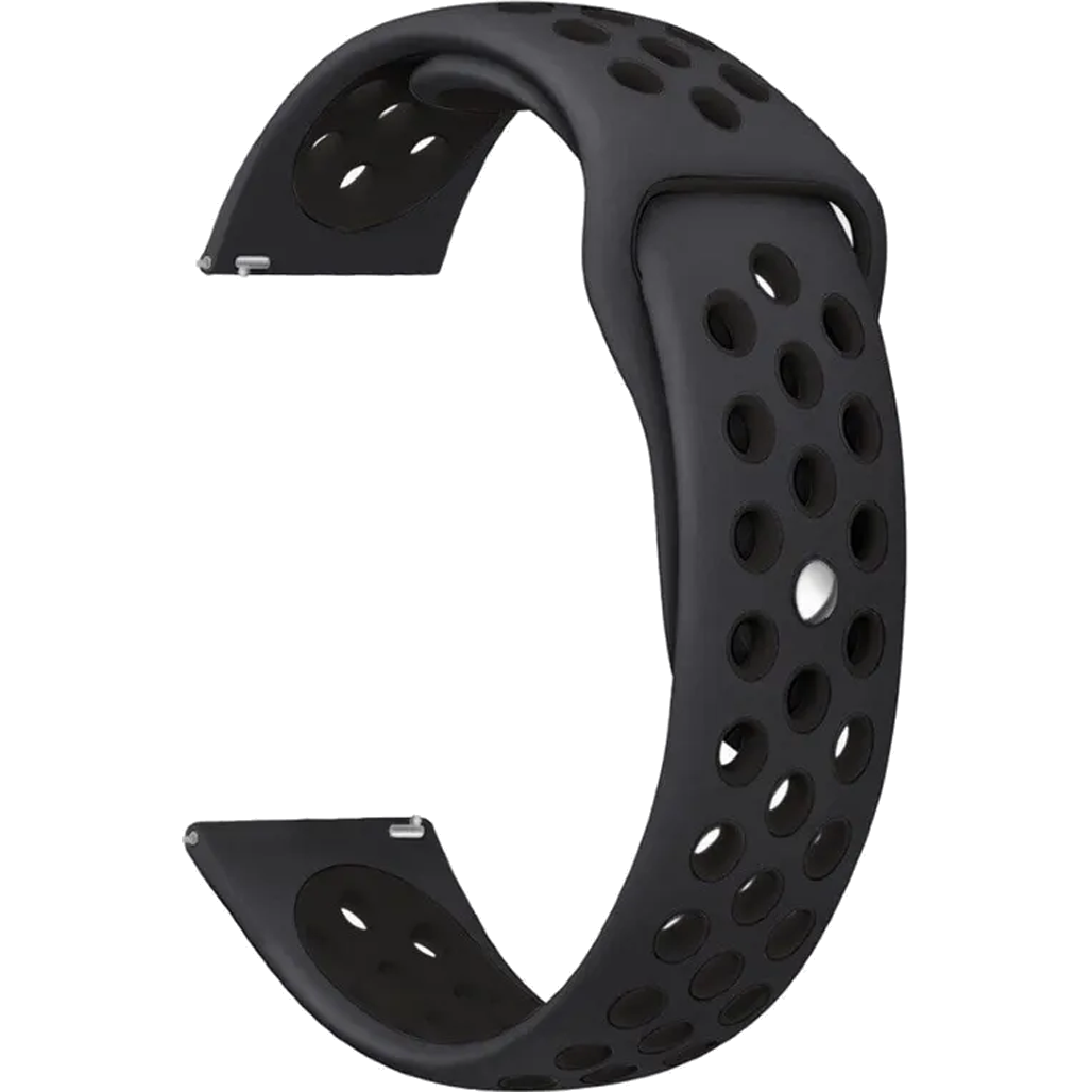 

Универсальный ремешок для Amazfit Bip 20mm Black (AMZBPSILNIKE-SW)