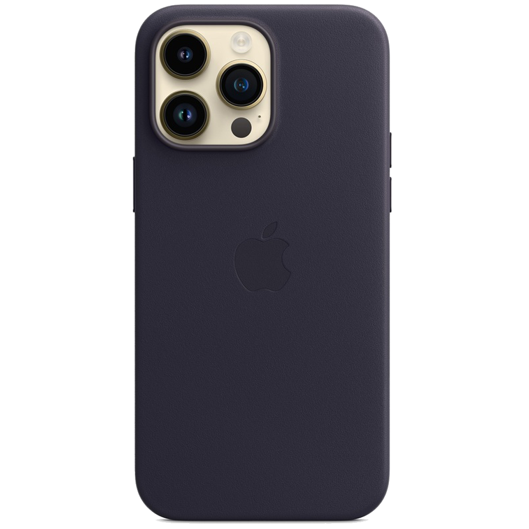 

Чохол Leather Case with MagSafe для Apple iPhone 14 Pro Max Ink AAA