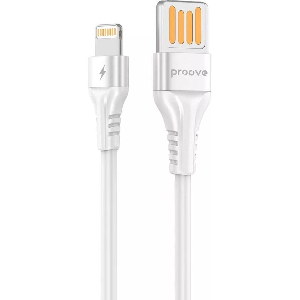

Кабель Proove Double Way Silicone USB-А to Lightning 1m White (CCDS20001102)