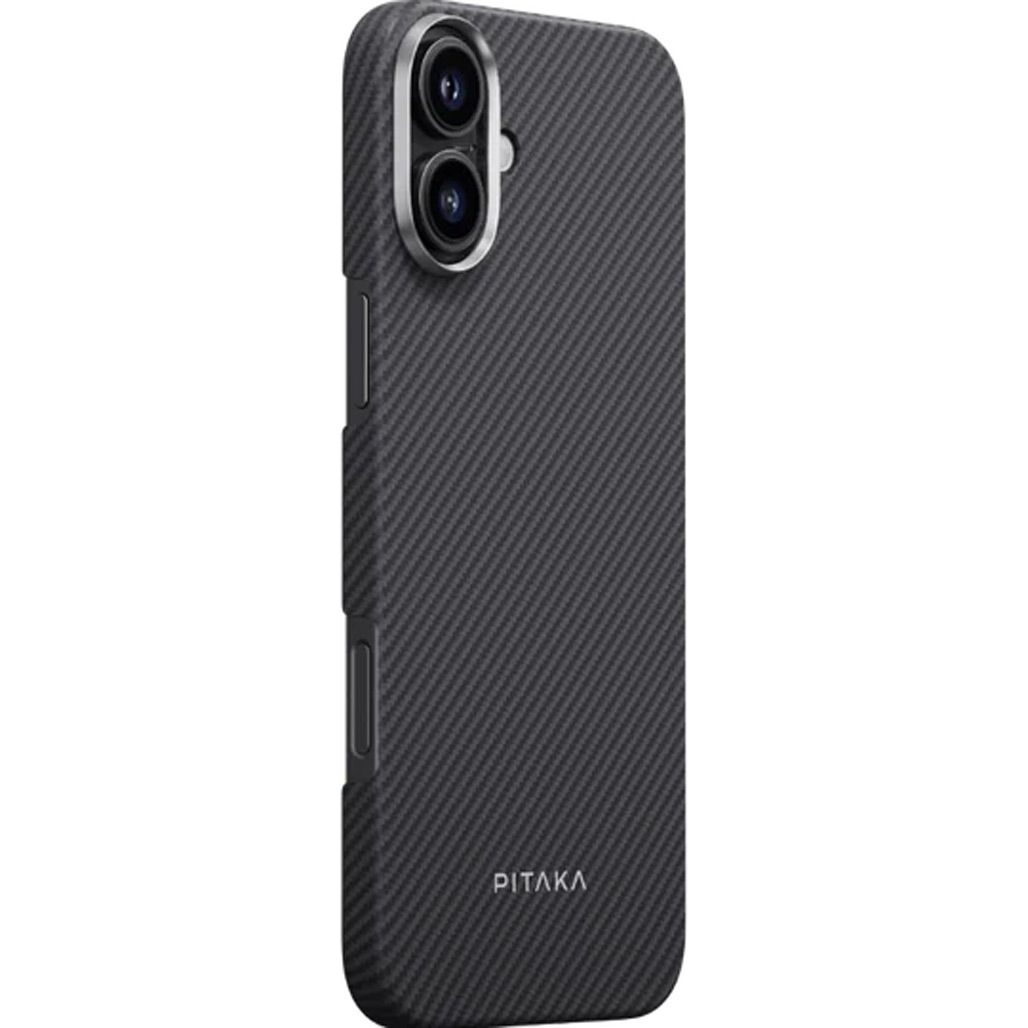 Чохол Pitaka MagEZ для Apple iPhone 16 Twill Black/Grey (KI1601A) 