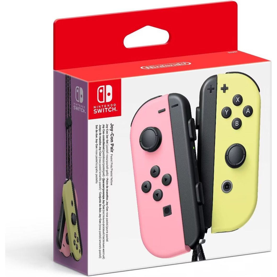 Геймпад Nintendo Switch Joy-Con Pastel Pastel Pink and Pastel Yellow (L и R геймпад) (45496431686) 