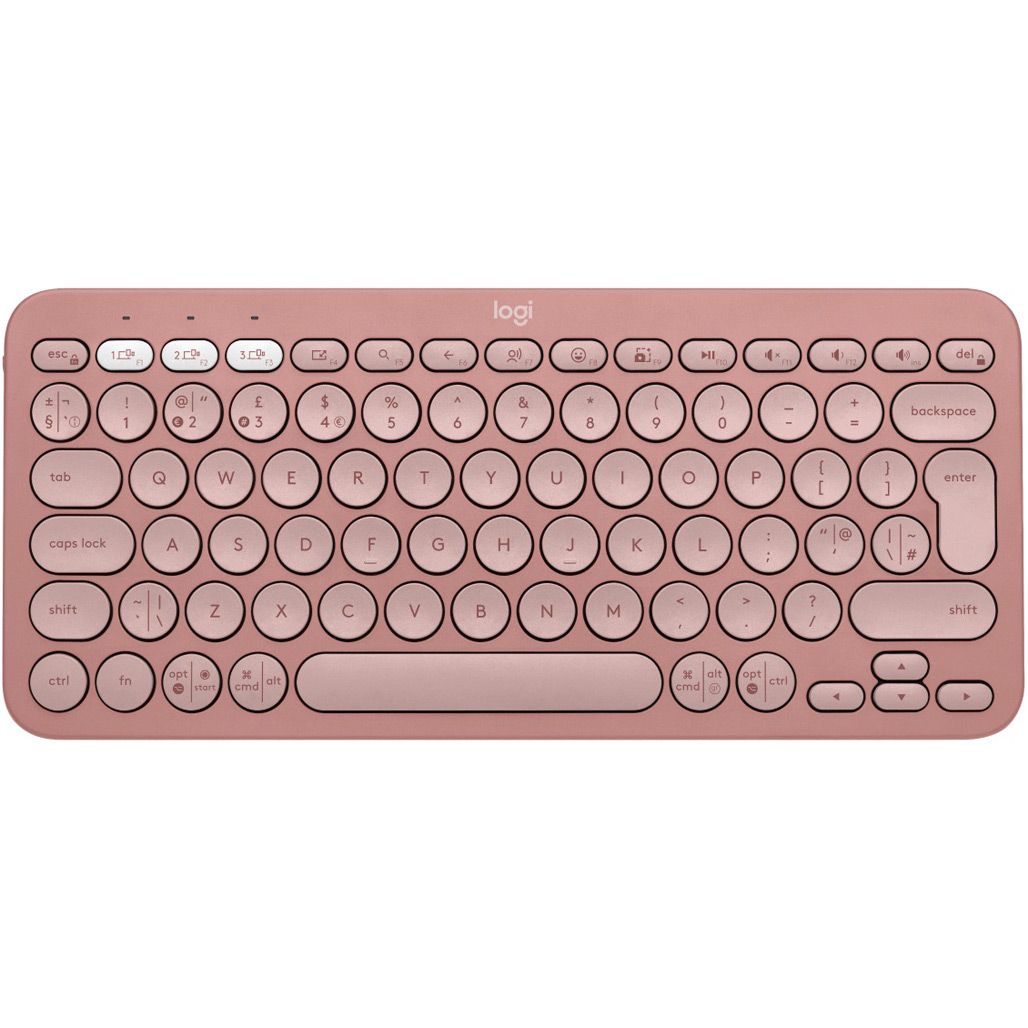 

Клавиатура Logitech K380s Pebble Keys 2 Bluetooth Rose (920-011853)