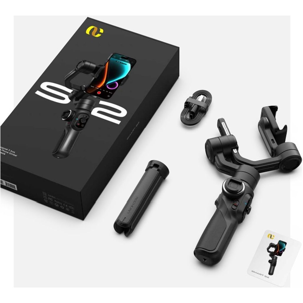 Стабілізатор відеозйомки AOCHUAN Smart S2 Black (AOCHUAN-SMARTS2-B)