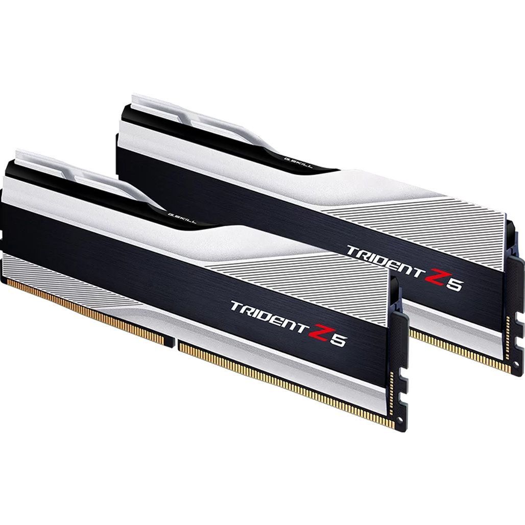 

Модуль памяти DDR5 G.Skill Trident Z5 2x32GB 6000MHz Silver (F5-6000J3238G32GX2-TZ5S)