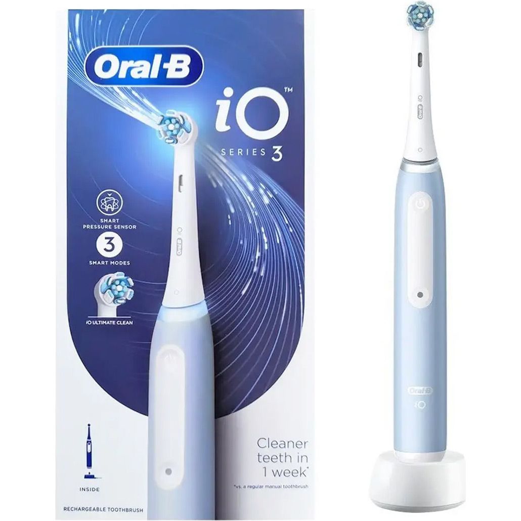 

Электрическая зубная щетка Oral-B iO Series 3 Ice Blue