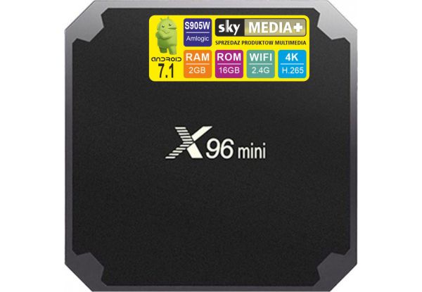 

Медиаплеер Android TV Box X96 Mini+ 2/16Gb [48411]
