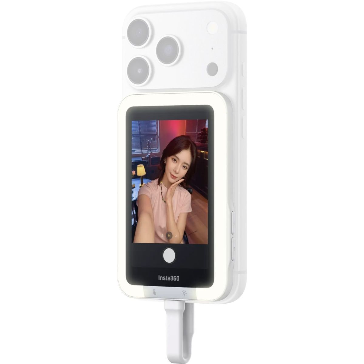 Селфі-монітор Insta360 Snap Selfie Screen with Light (CINSFAVE-01) фото 2