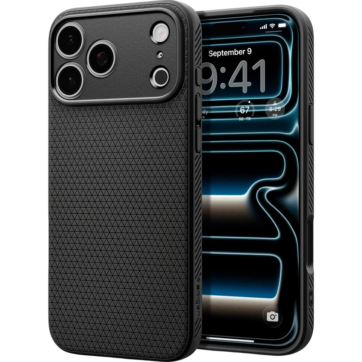 

Чохол Spigen Liquid Air для Apple iPhone 17 Pro Matte Black (ACS10331)