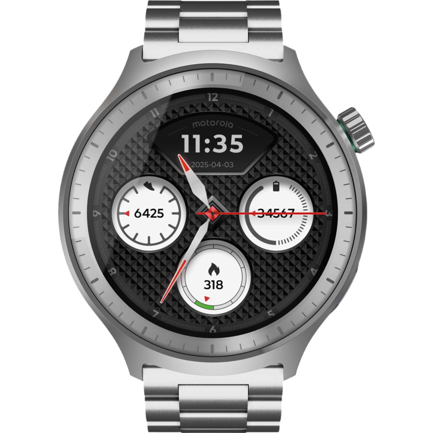 Смарт-годинник Motorola Moto Watch (2026) Silver (PG38C08264) фото 2