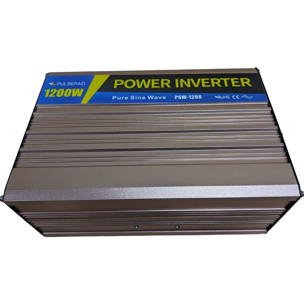 

Автомобильный инвертор Pulsepad PSW-1200 12V 1200W Pure Sine Wave