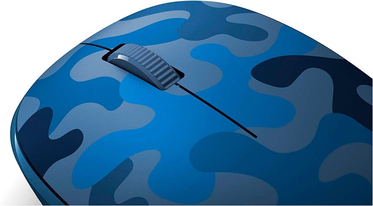 Миша Microsoft Bluetooth Blue Camo (8KX-00017)