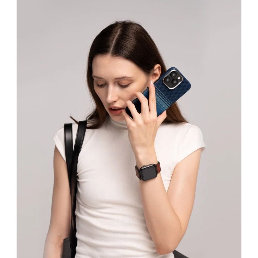 Чохол Pitaka Tactile Woven Case MagEZ для Apple iPhone 16 Pro Moonrise (KI1601MO)