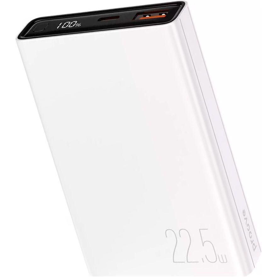 Зовнішній акумулятор Proove Hyper Flux 10000mAh 22.5W White (PBH120120002)