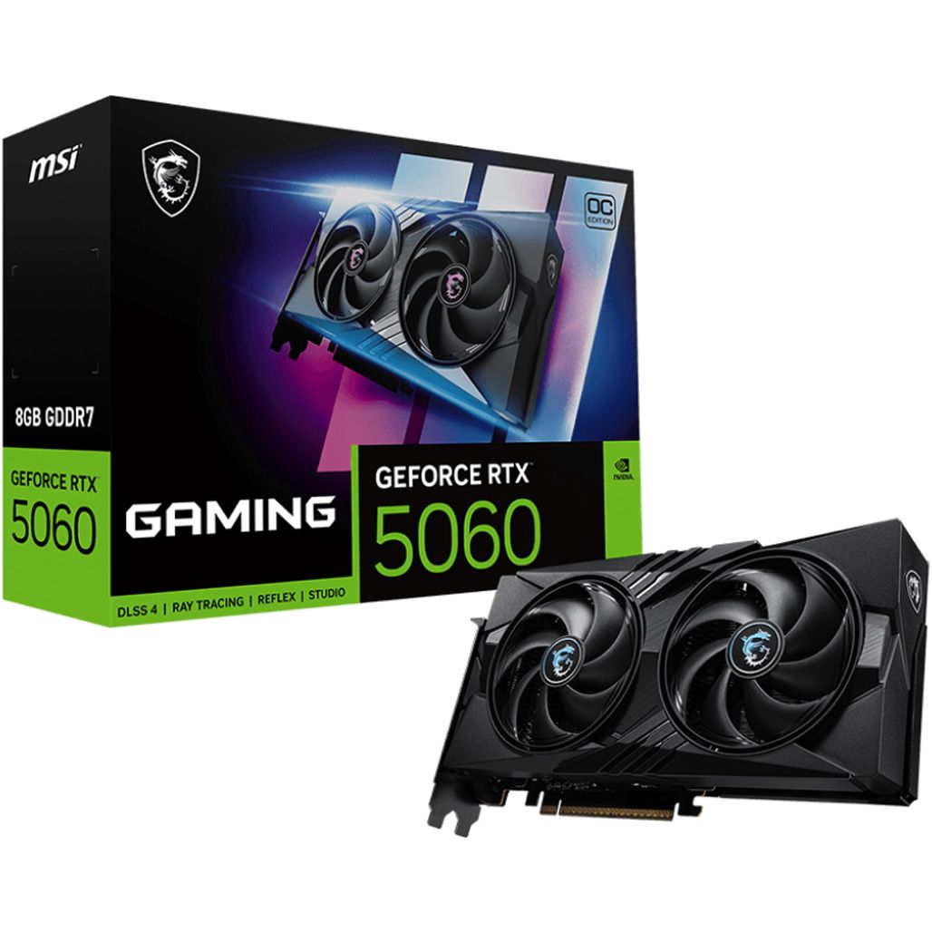 

Видеокарта MSI GeForce RTX 5060 Gaming OC 8G (912-V537-005) UA