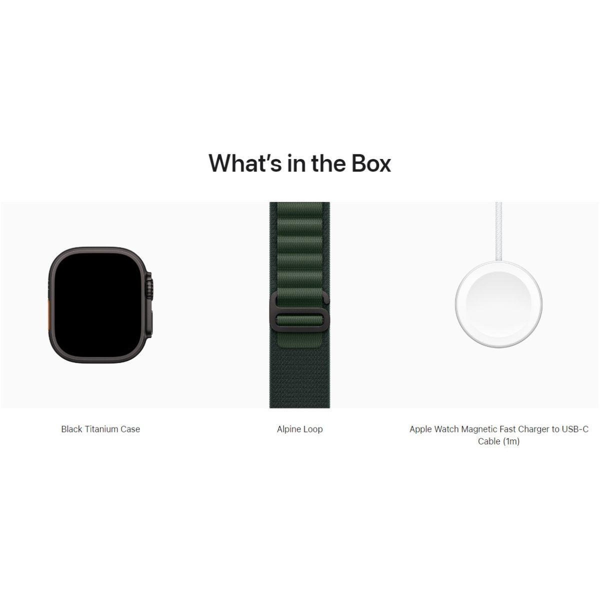 Смарт-годинник Apple Watch Ultra 2 49mm Black Titanium Case with Dark Green Alpine Loop Large (MX4T3) 
