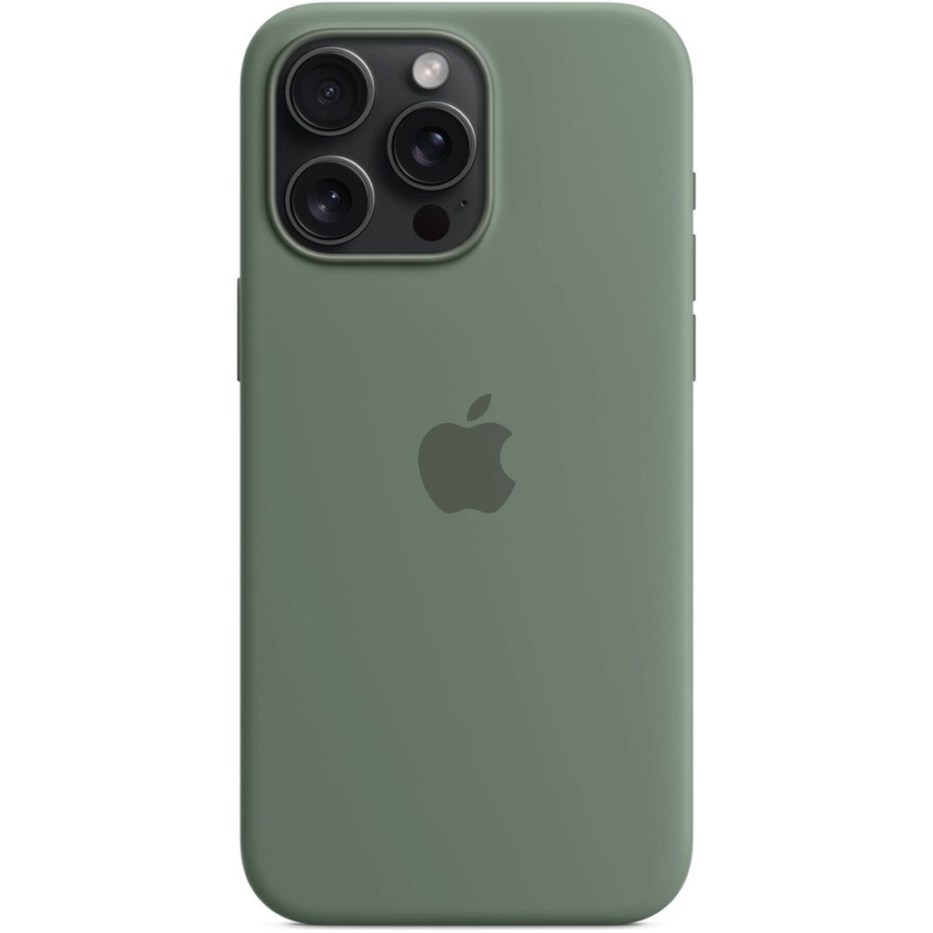 Чохол Apple Silicone Case with MagSafe для iPhone 15 Pro Max Cypress (MT1X3ZM/A)
