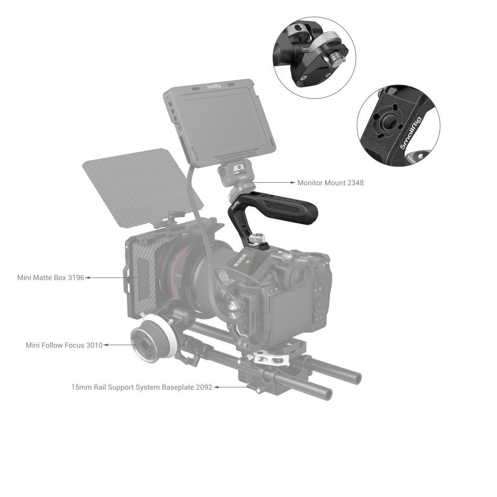 Ручка SmallRig Black Mamba Top Handle (3786) [75718] 