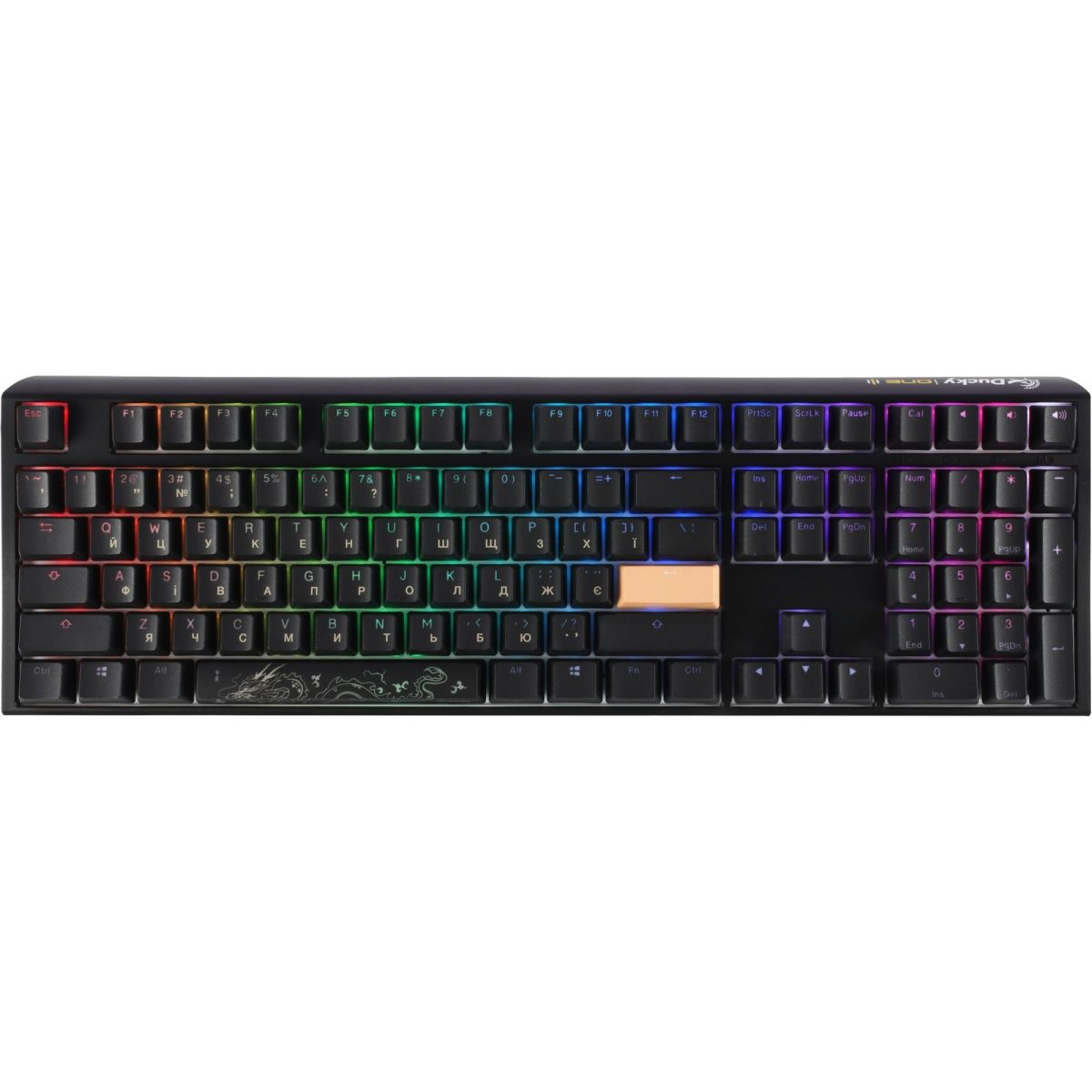 

Клавіатура Ducky One 3 Cherry MX Silent red RGB Black (DKON2108ST-SUAPXCLAWSC1) UA