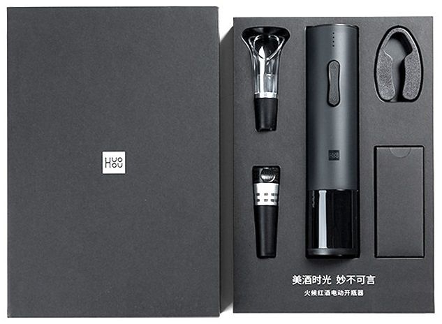 

Набір для вина Xiaomi HuoHou Electric Wine Bottle Opener Gift Kit (HU0047)