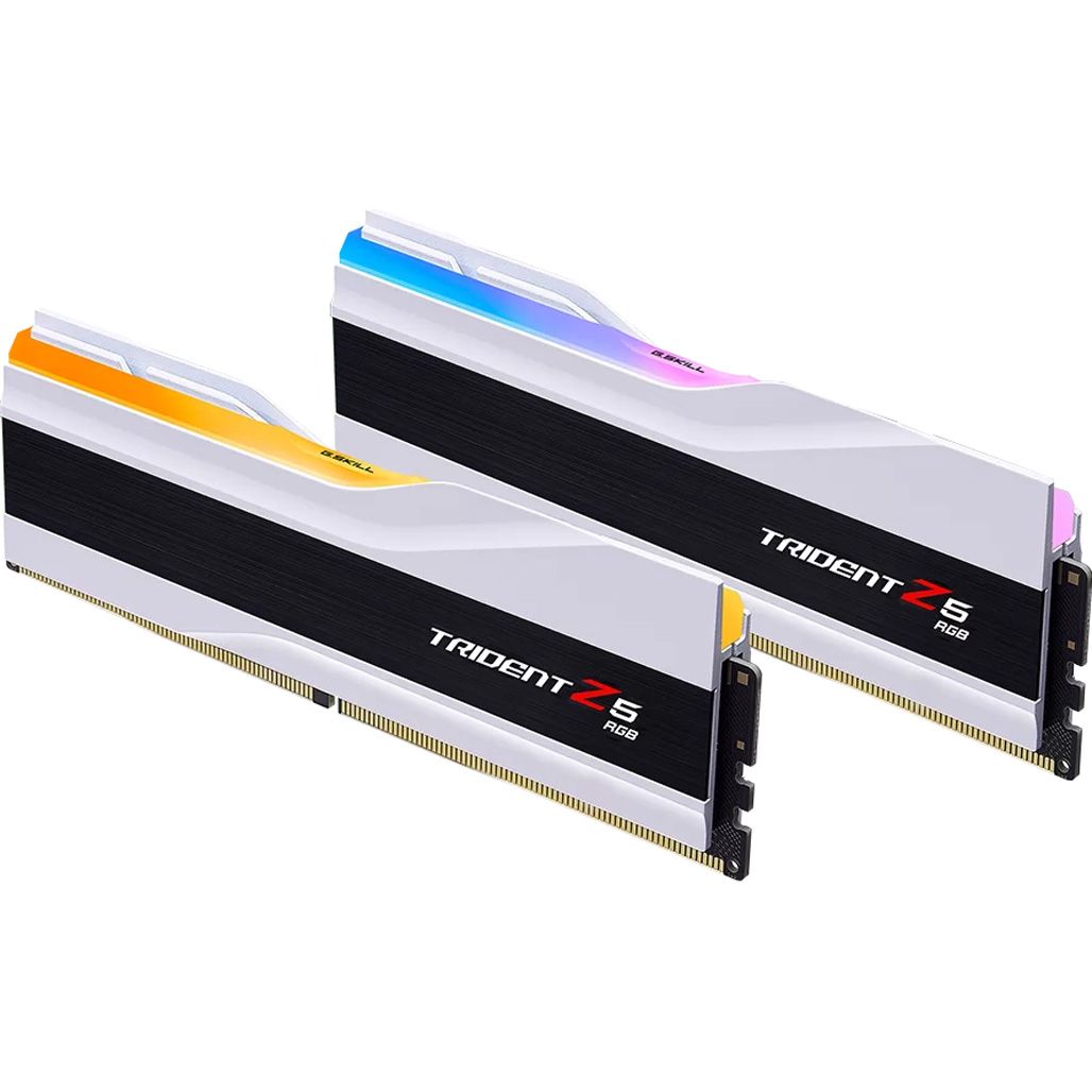 

Модуль пам'яті DDR5 G.Skill Trident Z5 RGB 2x16GB 7200MHz White (F5-7200J3445G16GX2-TZ5RW)