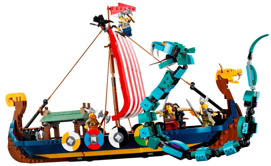 Конструктор LEGO Creator Корабель вікінгів і Мідгардський змій (31132)