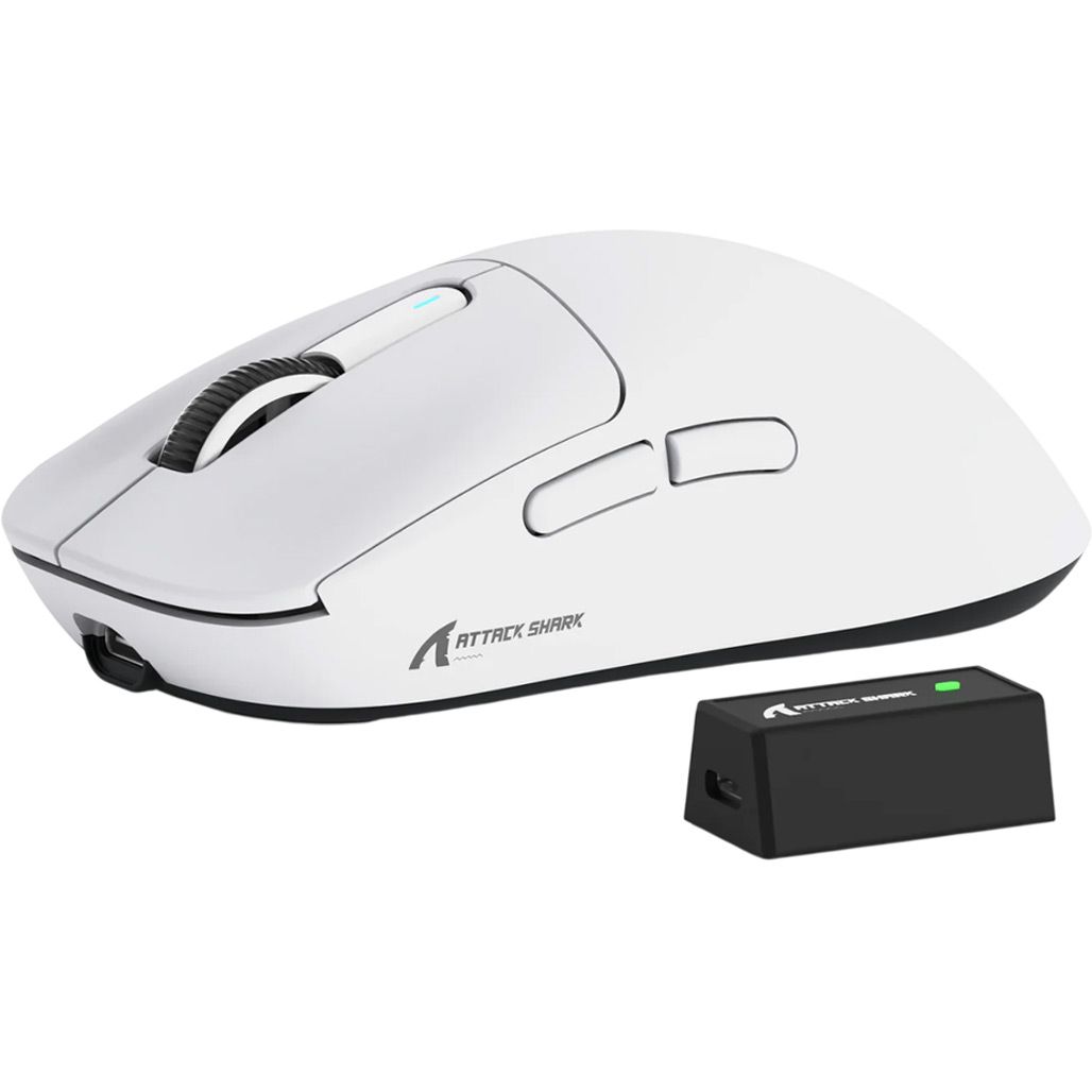 

Мышь Attack Shark X3 Pro Wireless 8K White (AS-6972792470214-W)