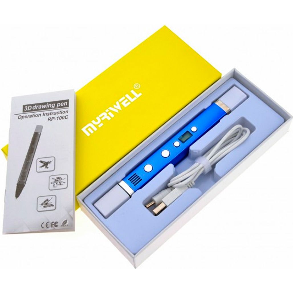 3D-Ручка Myriwell RP-100С Dark Blue (ABS, PLA, PCL)