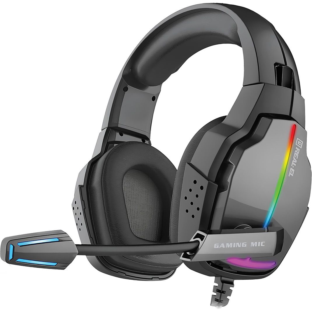 

Игровые наушники REAL-EL GDX-7680 Black (EL124100046)