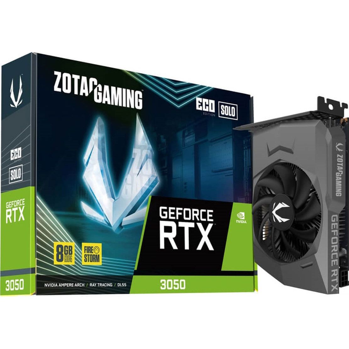 

Відеокарта Zotac Gaming GeForce RTX 3050 8G Eco Solo (ZT-A30500R-10L)