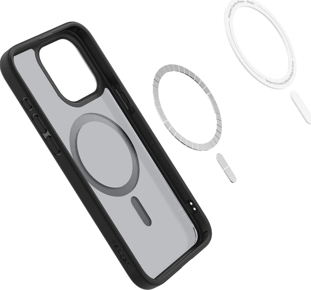 Чохол Spigen Ultra Hybrid MagSafe Case для Apple iPhone 15 Pro Max Frost Black (ACS06581)
