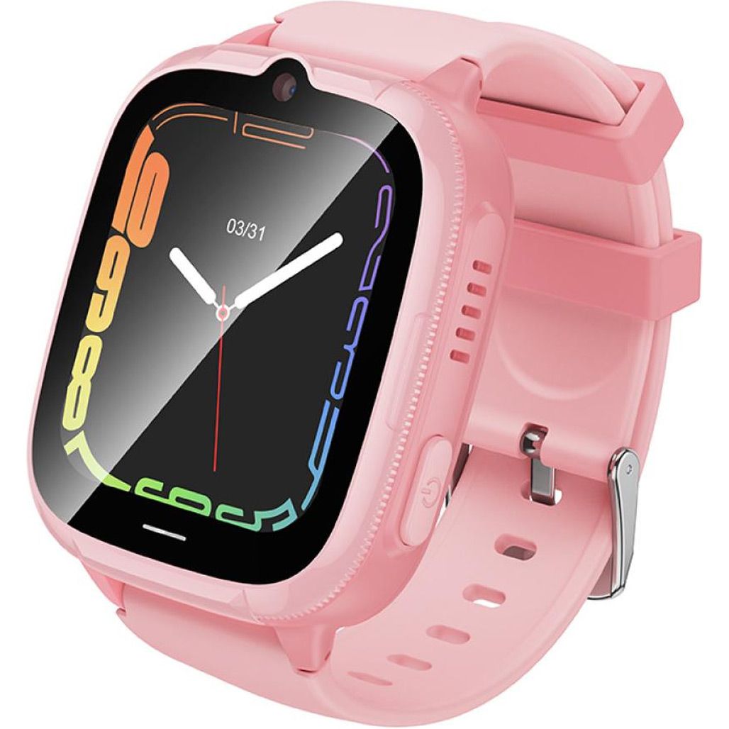 Детские смарт-часы Hoco Y106 4G Pink