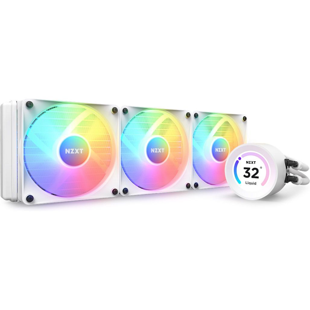 

Система водяного охолодження NZXT Kraken Elite 360 RGB White (RL-KR36E-W1)