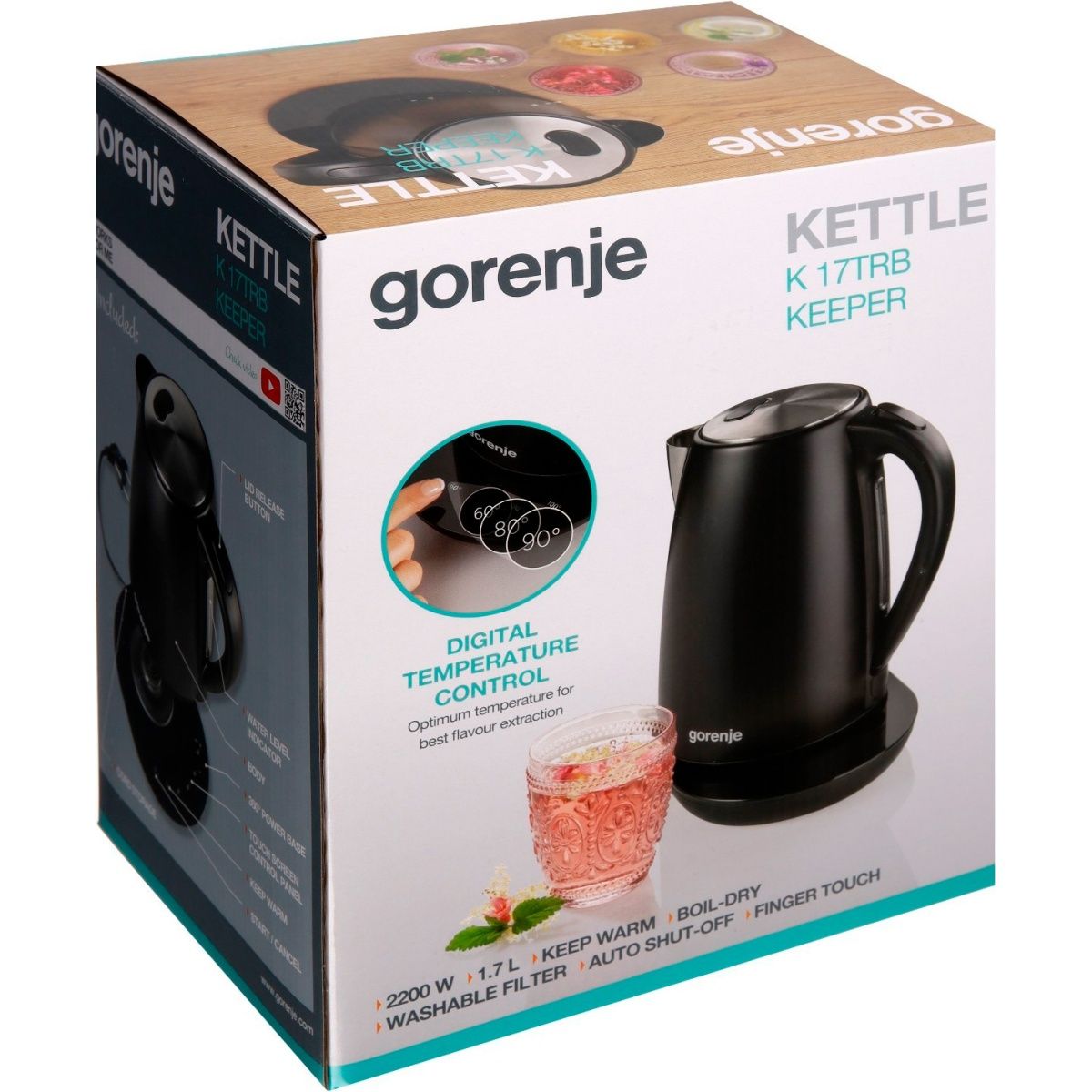 Електрочайник Gorenje K17TRB (736991)