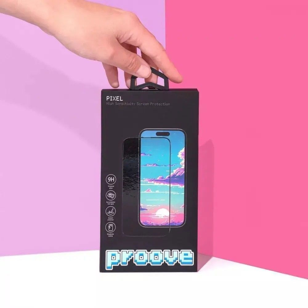 Захисне скло Proove Pixel для Apple iPhone 16 Pro Max Black (PGPPXI16PM01)
