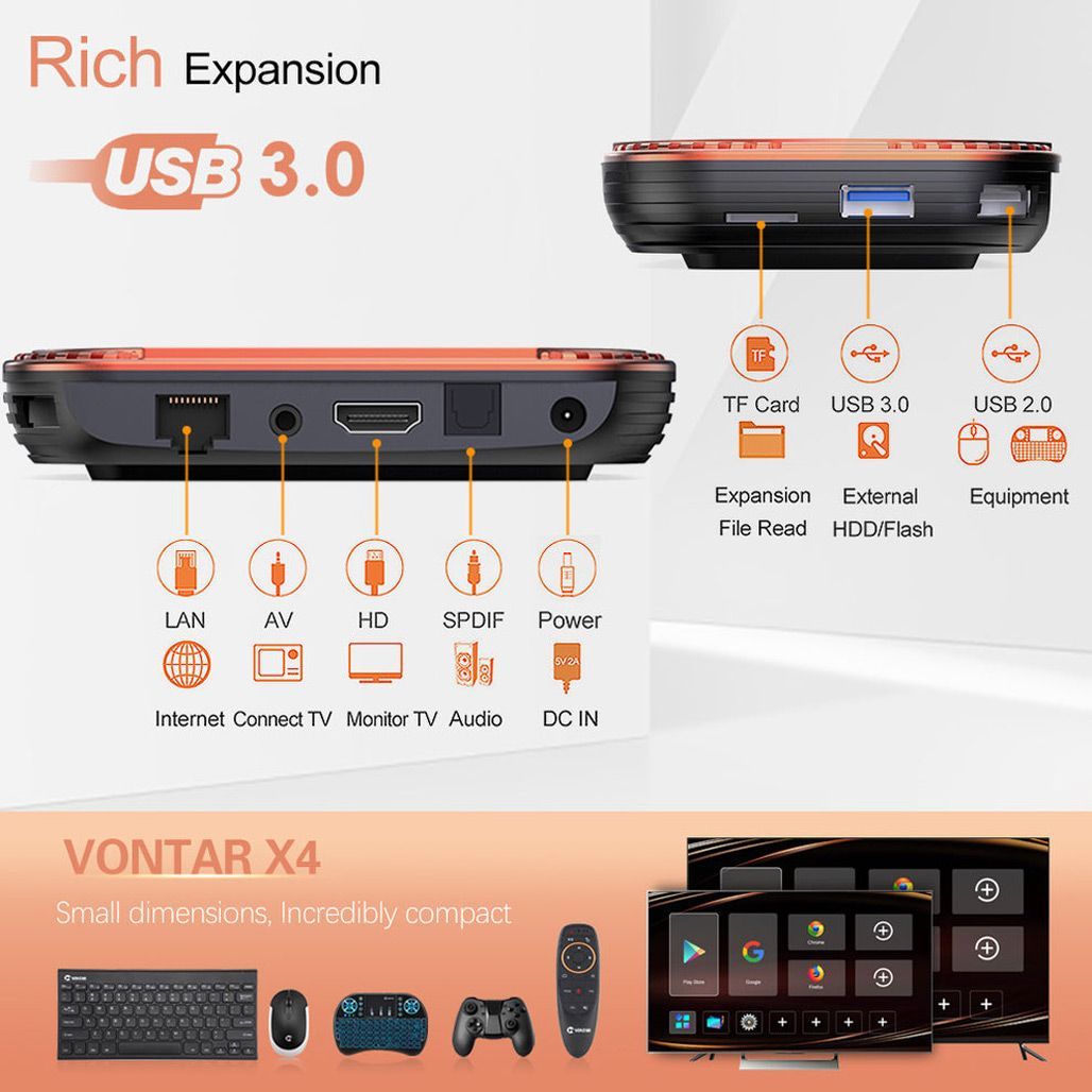 Медіаплеєр Vontar X4 4/32Gb 