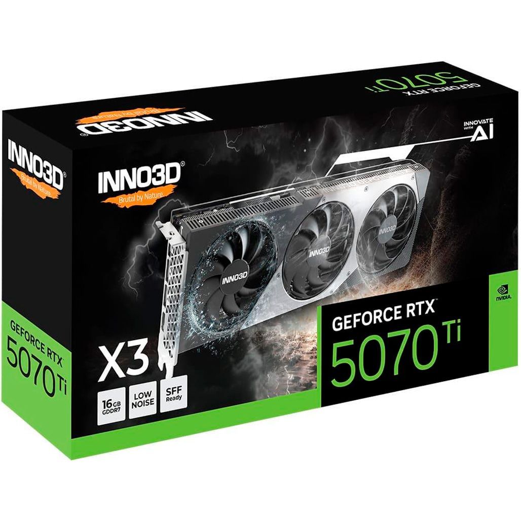 

Відеокарта Inno3D GeForce RTX 5070 Ti X3 (N507T3-16D7-176068N) EU