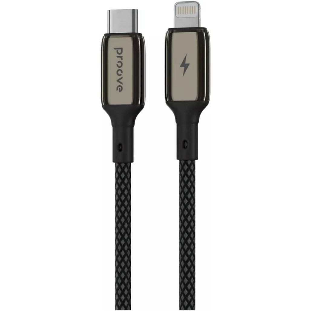 

Кабель Proove Dense Metal USB-С to Lightning 27W 1m Black(CCDM27002101)