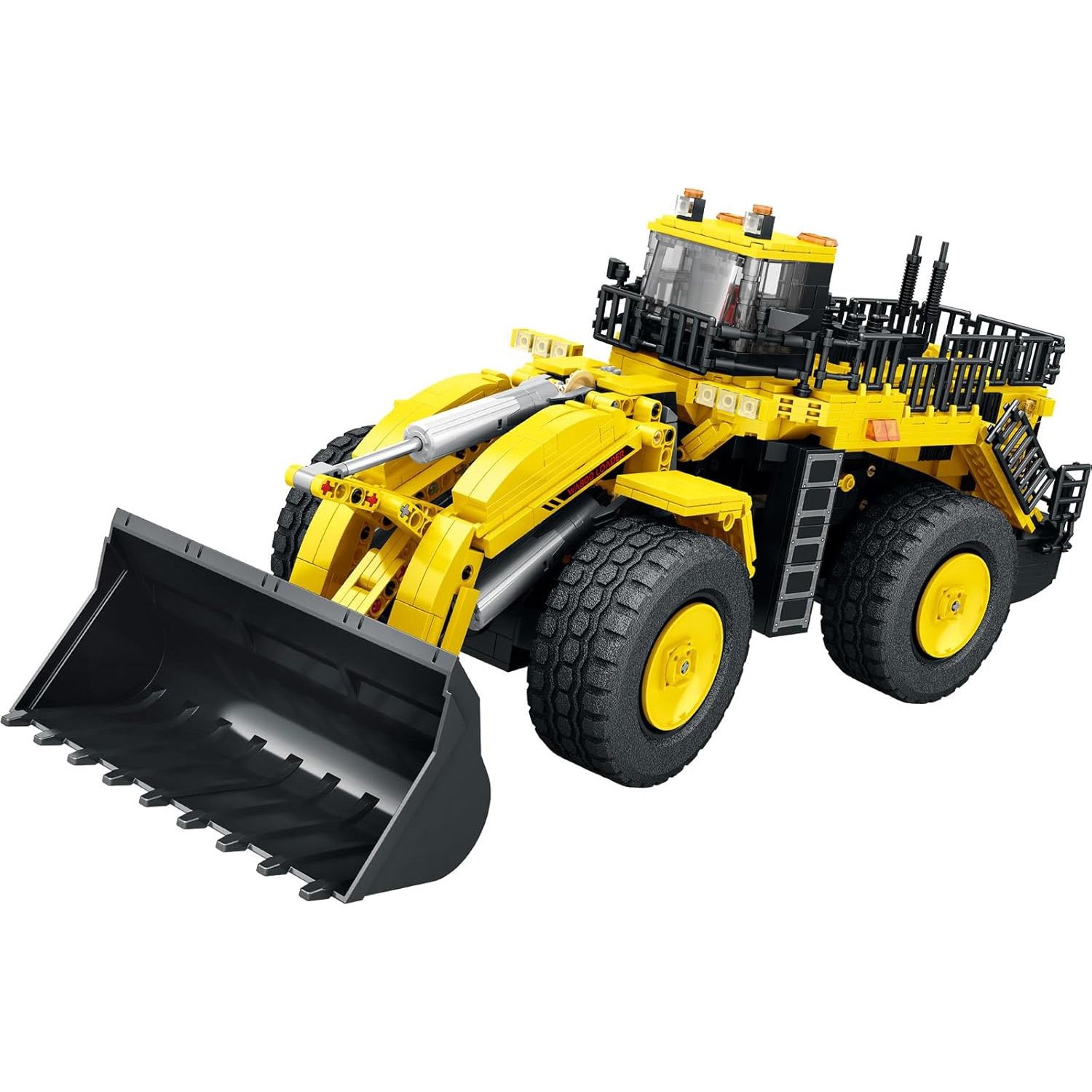 Конструктор Reobrix Mechanical Фронтальный погрузчик с пультом Yellow/Black (22009)