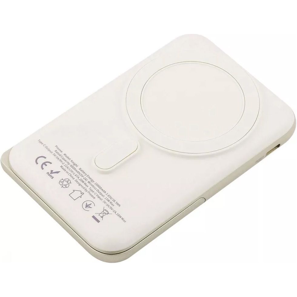 Зовнішній акумулятор Proove Knight 10000mAh 20W Beige (PBGI20012214)